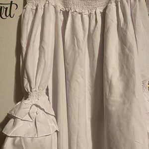 Elegant White Women's Skirt